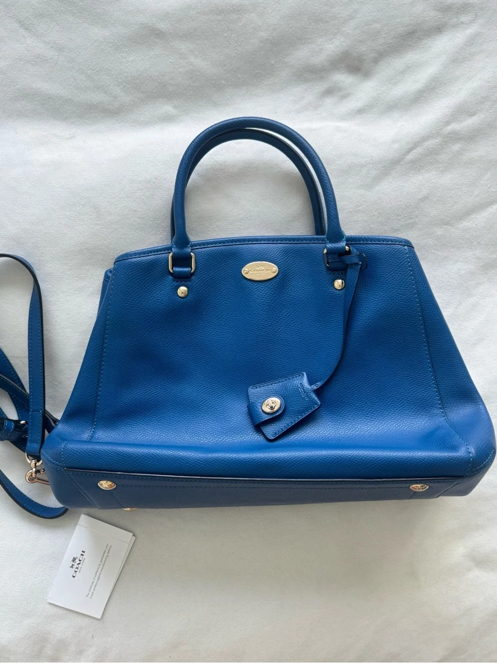Like New Royal Blue Vintage Coach Bag